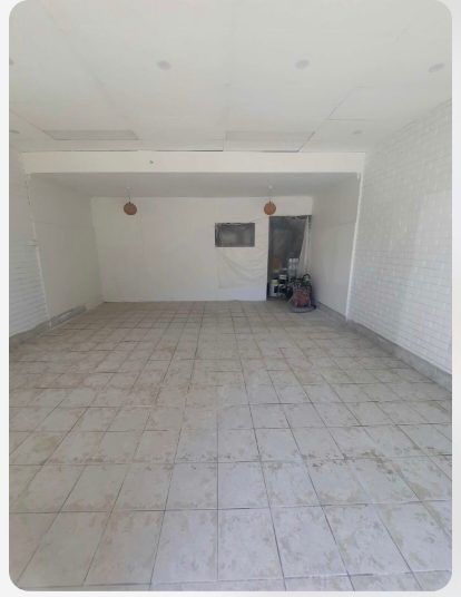 Before — the tiled floor as we found it